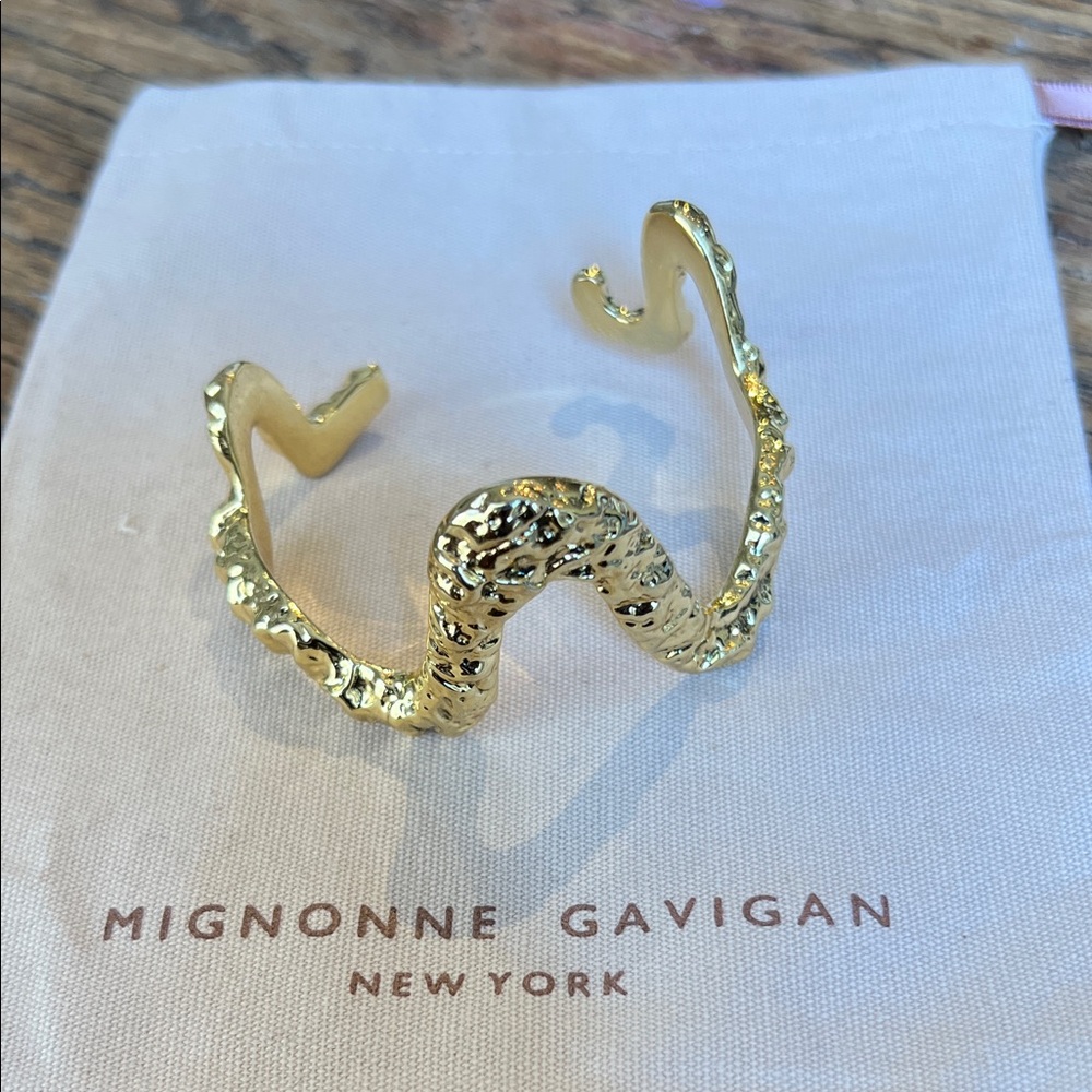 Mignonne Gavigan Gold Sculpted Cuff